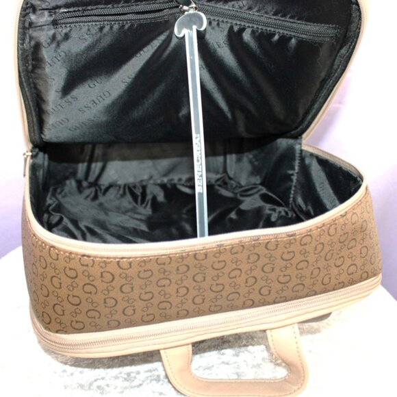 GUESS Brown Logo Backpack Travel School Zip Around Bag NWOT main image 5